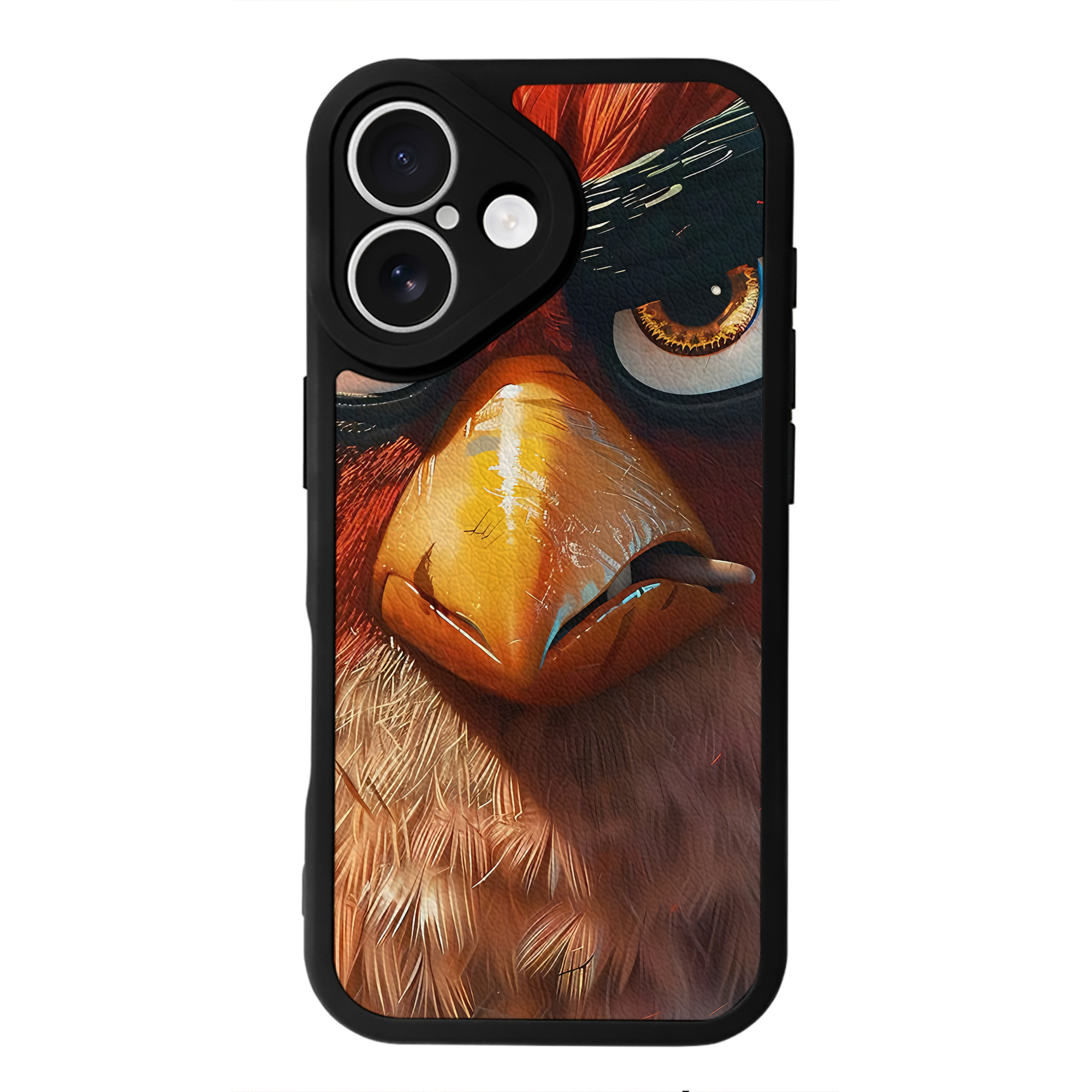 （画像用） Angry Birds アングリーバード 【iPhone 16シリーズ対応】シリコンスマホケース（レザー調） 材質：シリコン